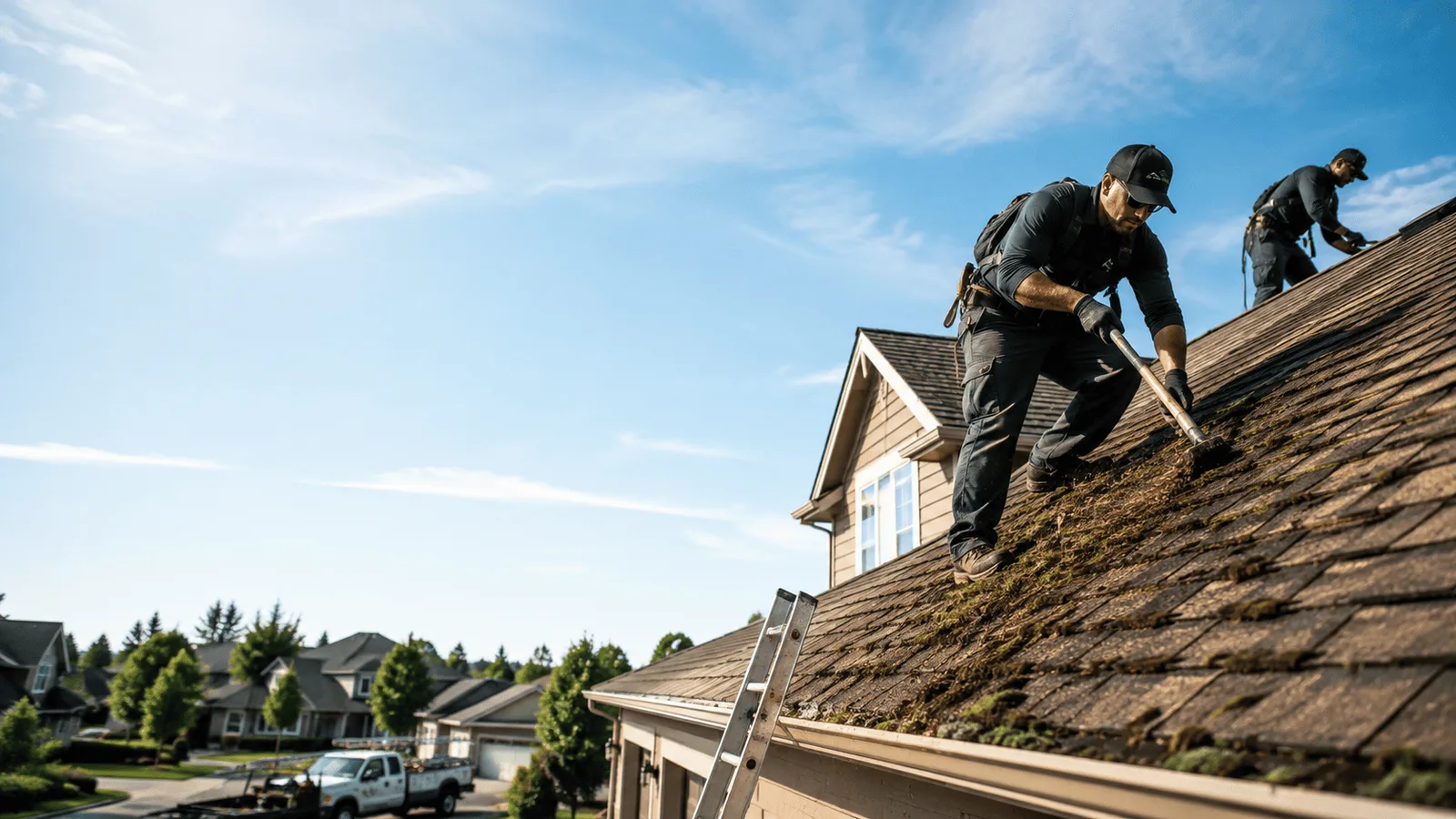 Roof Moss Removal in Edison, NJ near me